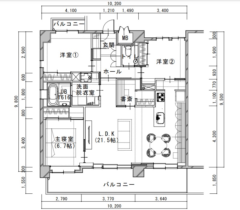 グランドメゾン徳川東　1301号のサムネイル